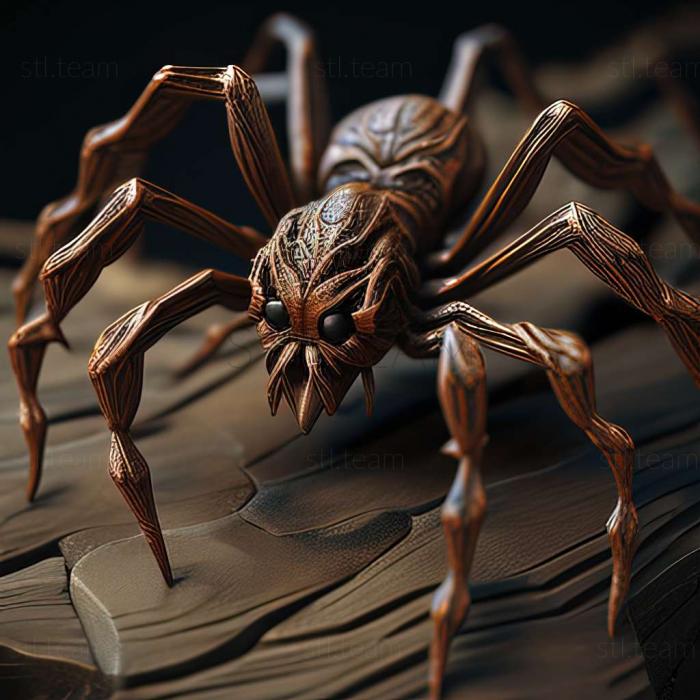 3d модель павука